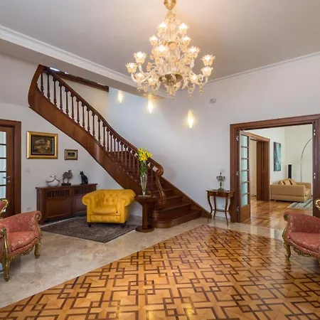 Villa Luxury Seafront Castello With Heated Pool, Jacuzzi And Sauna At The In Split