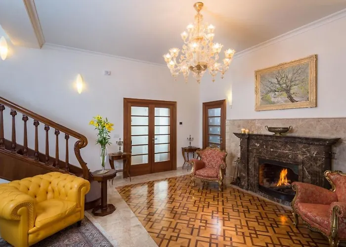 Villa Luxury Seafront Castello With Heated Pool, Jacuzzi And Sauna At The In Split