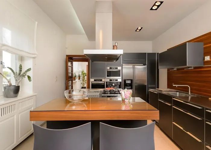 Villa Luxury Seafront Castello With Heated Pool, Jacuzzi And Sauna At The In Split